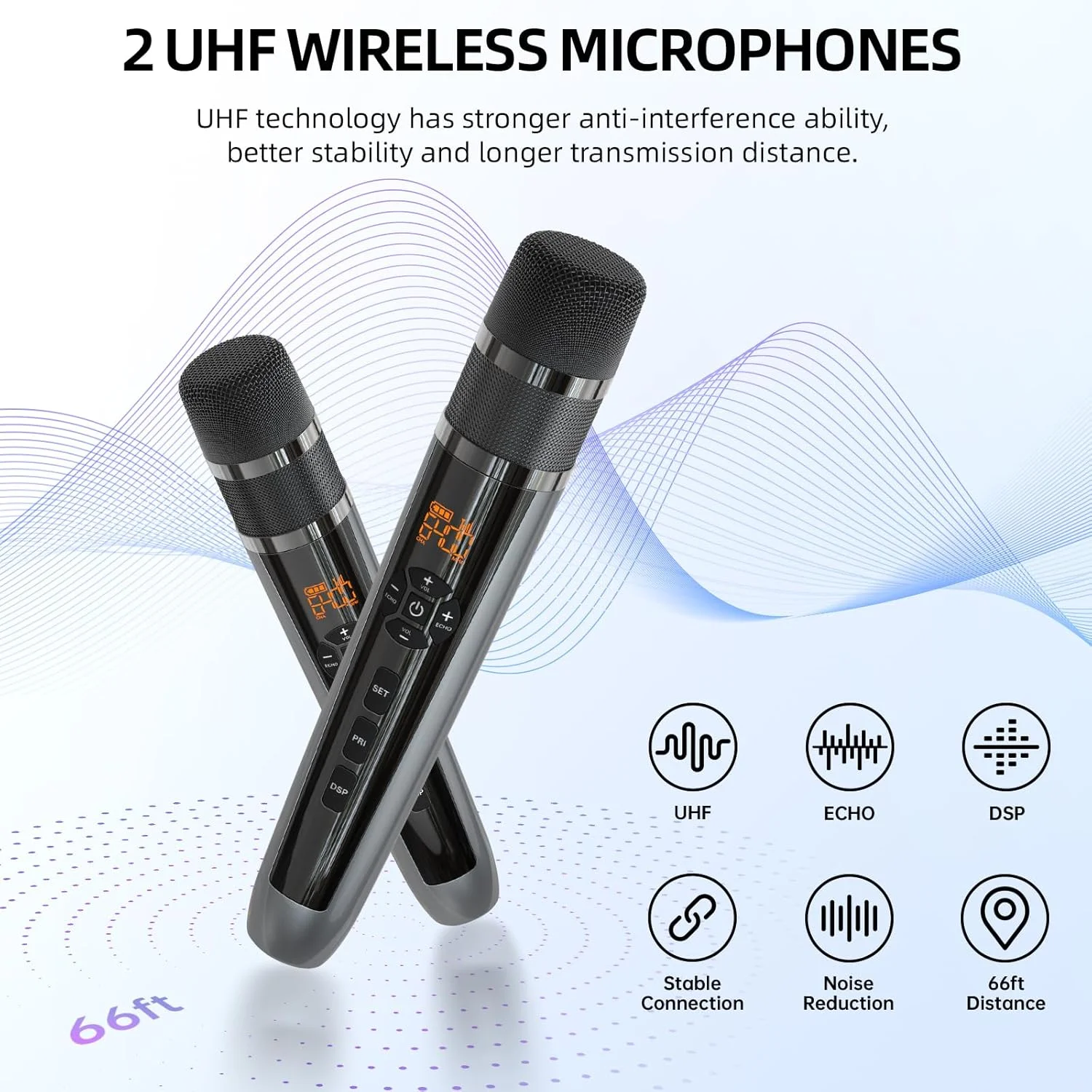 دستگاه کارائوکه قابل حمل برای بزرگسالان با 2 میکروفون بی سیم UHF، بلندگوی کارائوکه بلوتوث با تنظیم بیس/تریبل، میکروفون کارائوکه با نور RGB، پشتیبانی از TWS/REC/AUX/USB/TF برای هدیه های مهمانی دستگاه کارائوکه قابل حمل برای بزرگسالان با 2 میکروفون بی سیم UHF، بلندگوی کارائوکه بلوتوث با تنظیم بیس/تریبل، میکروفون کارائوکه با نور RGB، پشتیبانی از TWS/REC/AUX/USB/TF برای هدیه های مهمانی