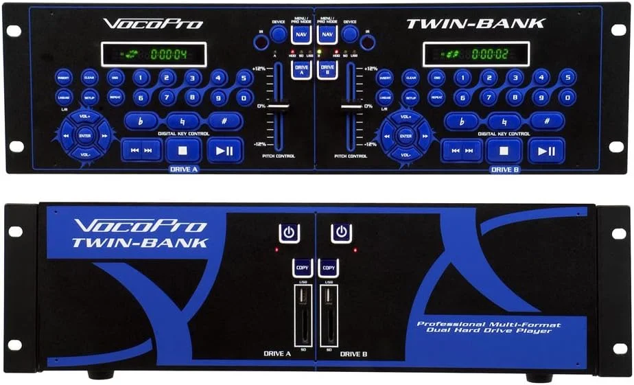 دستگاه کارائوکه VocoPro مدل استاندارد (TWINBANK)