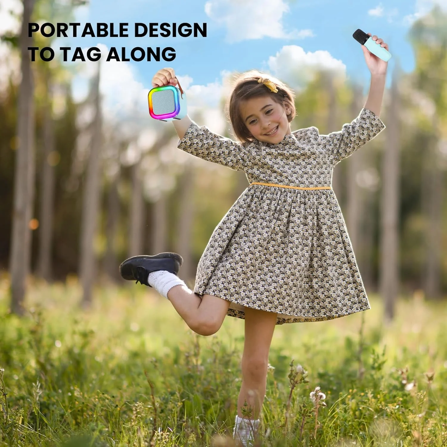 دستگاه کارائوکه کوچک Verkstar برای کودکان و بزرگسالان، اسپیکر کارائوکه بلوتوث قابل حمل با 2 میکروفون بی سیم برای کودکان، نوجوانان و بزرگسالان، هدیه ای ایده آل برای جشن تولد و مهمانی در خانه (آبی) دستگاه کارائوکه کوچک Verkstar برای کودکان و بزرگسالان، اسپیکر کارائوکه بلوتوث قابل حمل با 2 میکروفون بی سیم برای کودکان، نوجوانان و بزرگسالان، هدیه ای ایده آل برای جشن تولد و مهمانی در خانه (آبی)