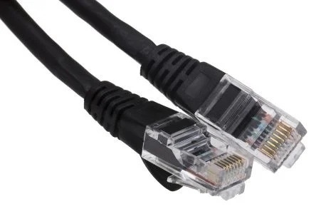 کابل شبکه بدون شیلد AICO Cat6 RJ45، طول 2 متر، UTP، مشکی، مناسب برای اترنت / پچ / LAN / روتر / مودم | AICO مشکی 2 متری