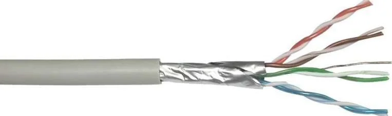 کابل شبکه بدون شیلد AICO Cat6 RJ45، 30 متری، UTP، خاکستری، مناسب برای اترنت / پچ / LAN / روتر / مودم