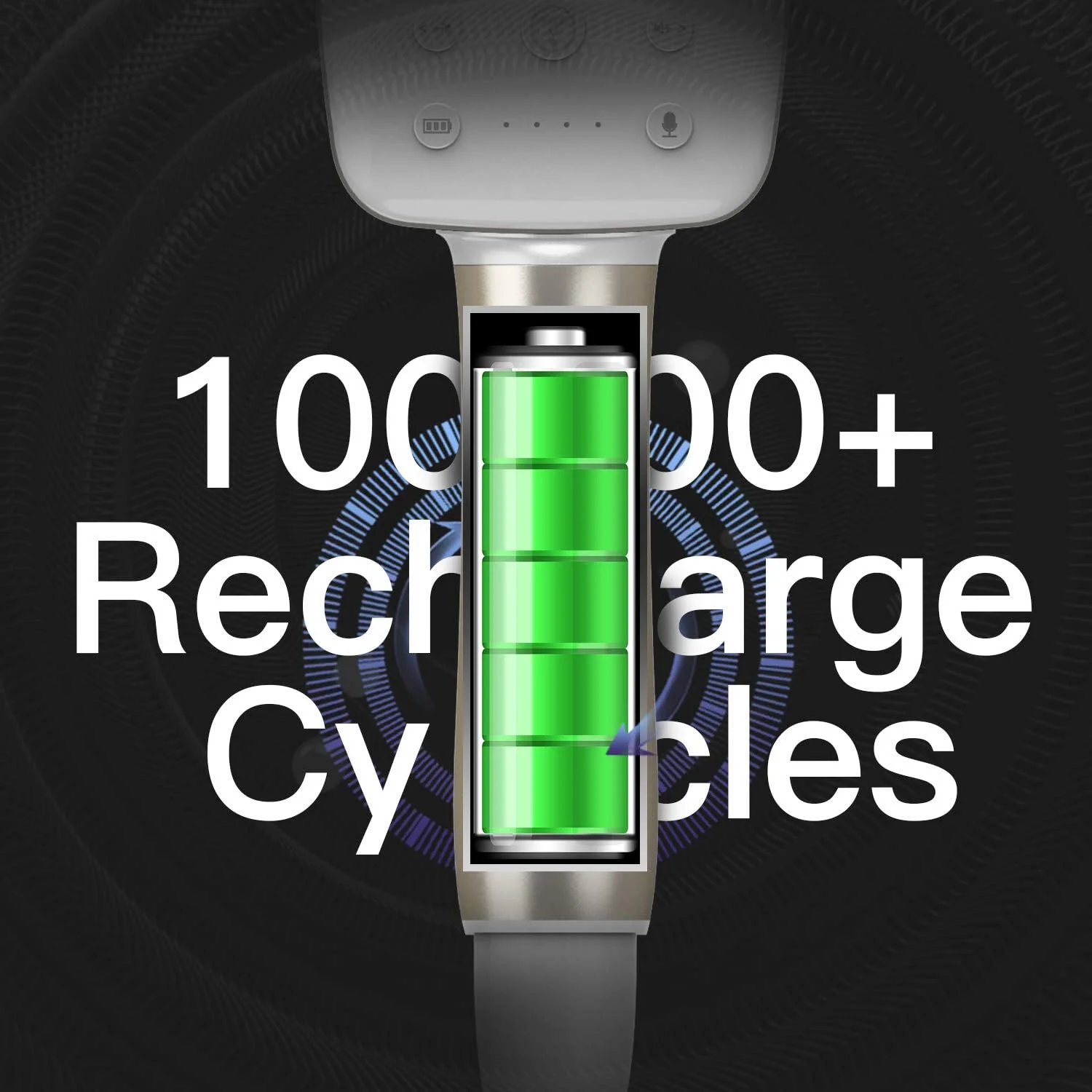 میکروفون کارائوکه بلوتوثی بی‌سیم TOSING 008، صدای بلندتر با توان 10 وات، بیس بیشتر، میکروفون دو بلندگوی دستی قابل حمل 3 در 1 برای آیفون/اندروید/آیپد/رایانه شخصی - طلایی