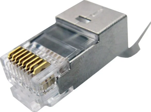 کانکتورهای FTP Cat7 Rj45 - بسته 100 عددی