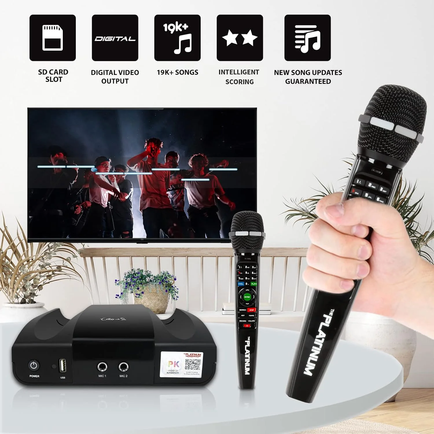 دستگاه کارائوکه پلاتینیوم ویولنسل V2