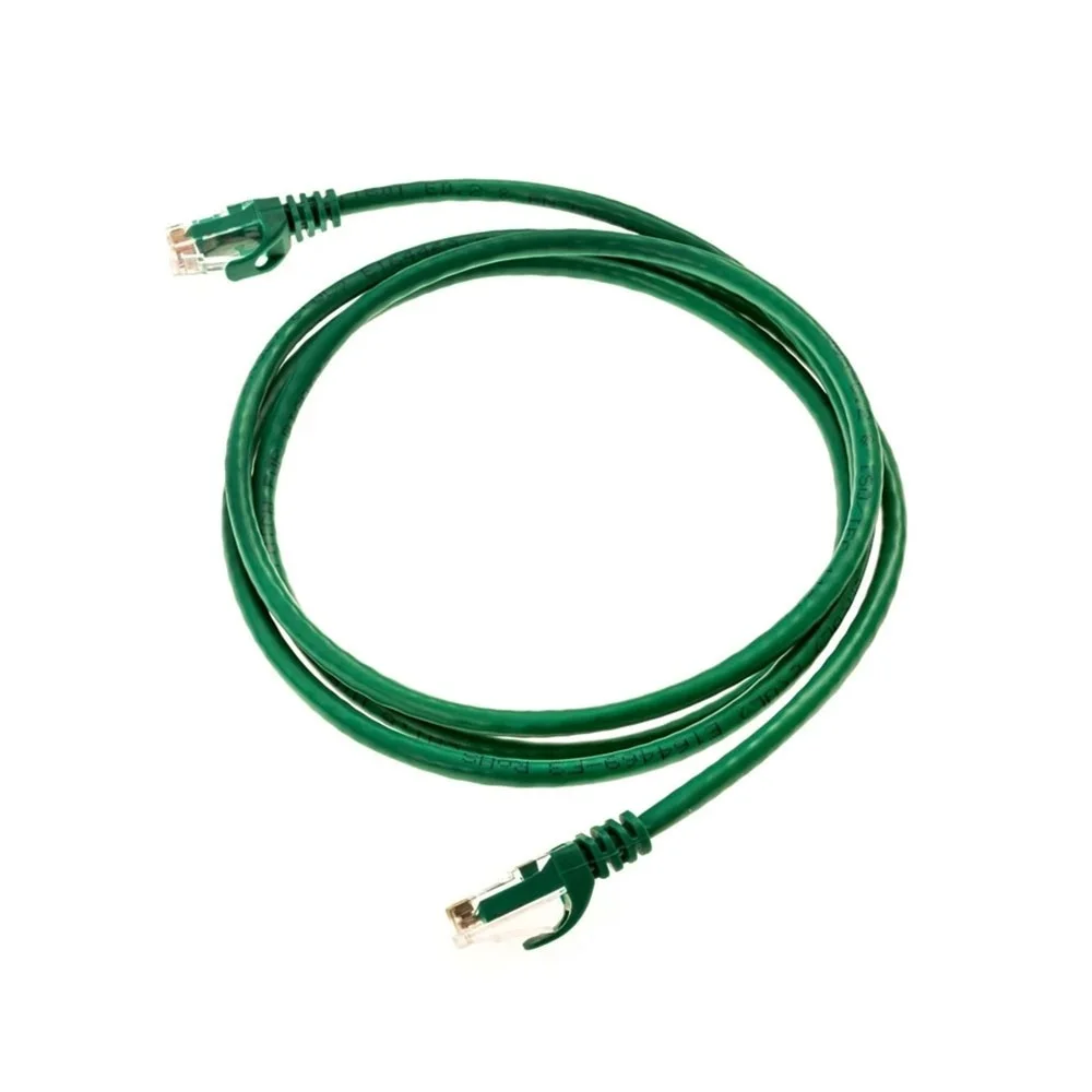 کابل شبکه Cat6 UTP PVC با کانکتور RJ45، طول 1 متر، سبز