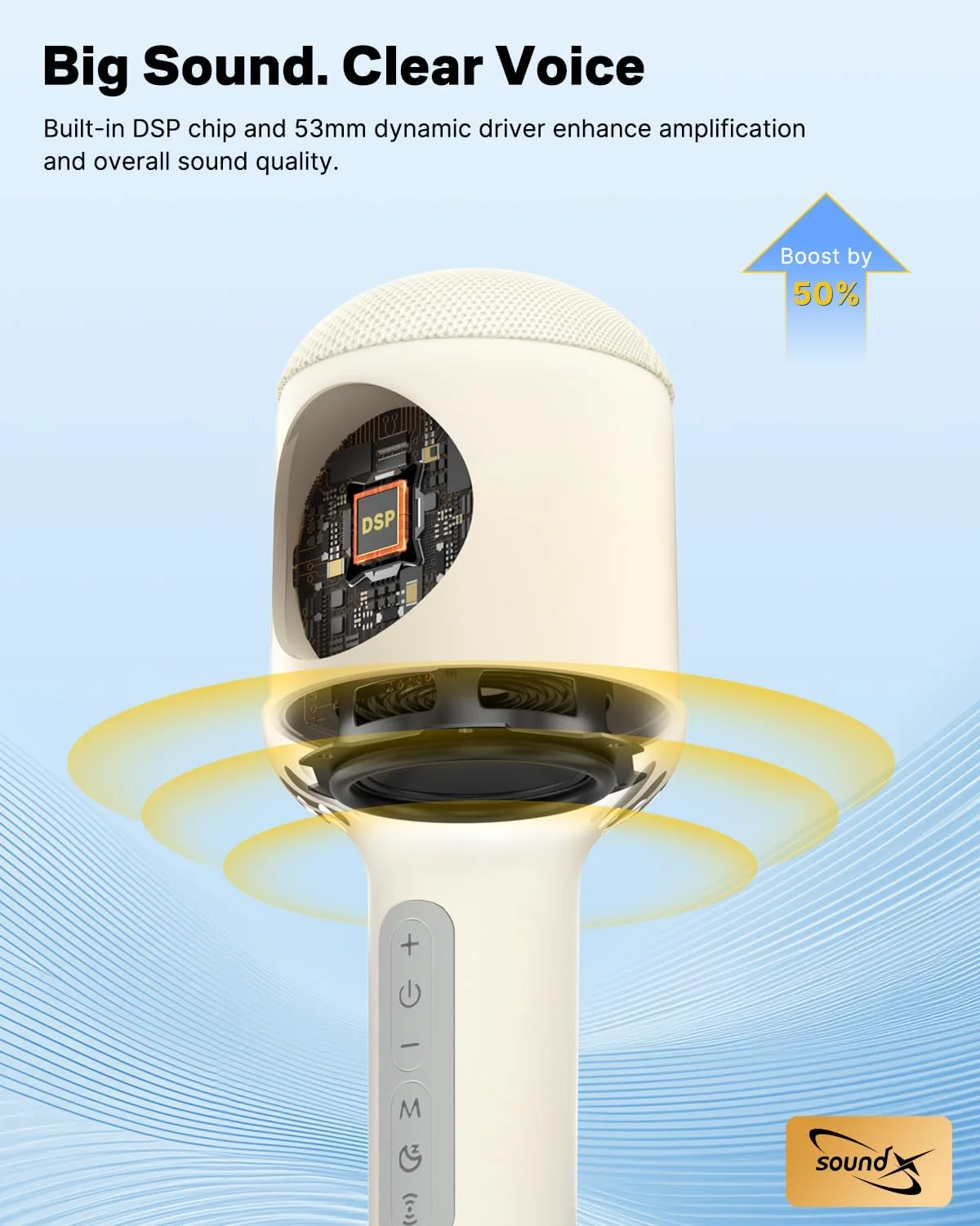 میکروفون کارائوکه بلوتوث بی سیم StageSound Stage SingFree X