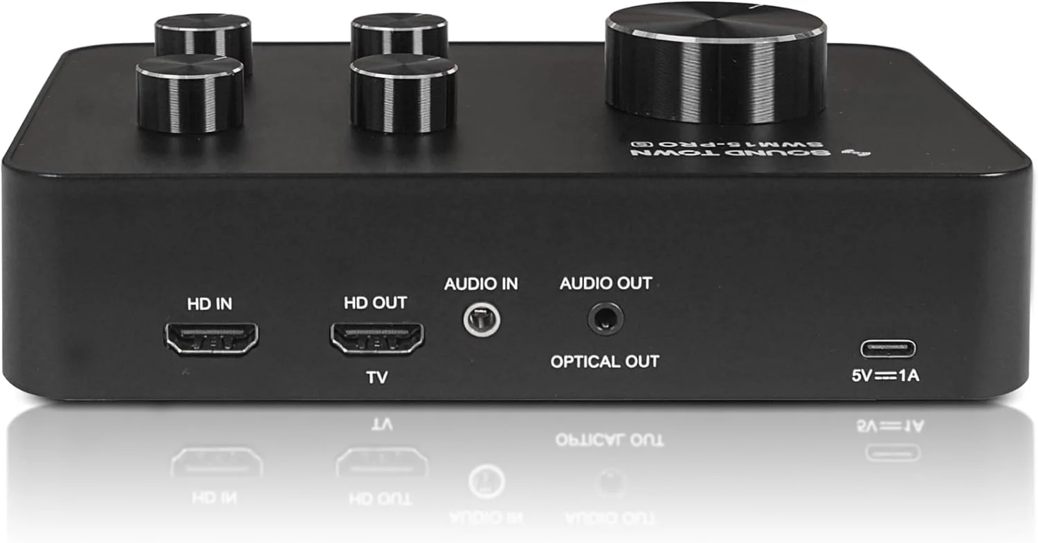 سیستم میکسر کارائوکه میکروفون بی سیم Sound Town، پشتیبانی از کانال بازگشت صوتی HD، اپتیکال (Toslink)، تلویزیون هوشمند، مدیا باکس، کامپیوتر، بلوتوث، ساندبار، رسیور، AUX (SWM15-PROS) سیستم میکسر کارائوکه میکروفون بی سیم Sound Town، پشتیبانی از کانال بازگشت صوتی HD، اپتیکال (Toslink)، تلویزیون هوشمند، مدیا باکس، کامپیوتر، بلوتوث، ساندبار، رسیور، AUX (SWM15-PROS)