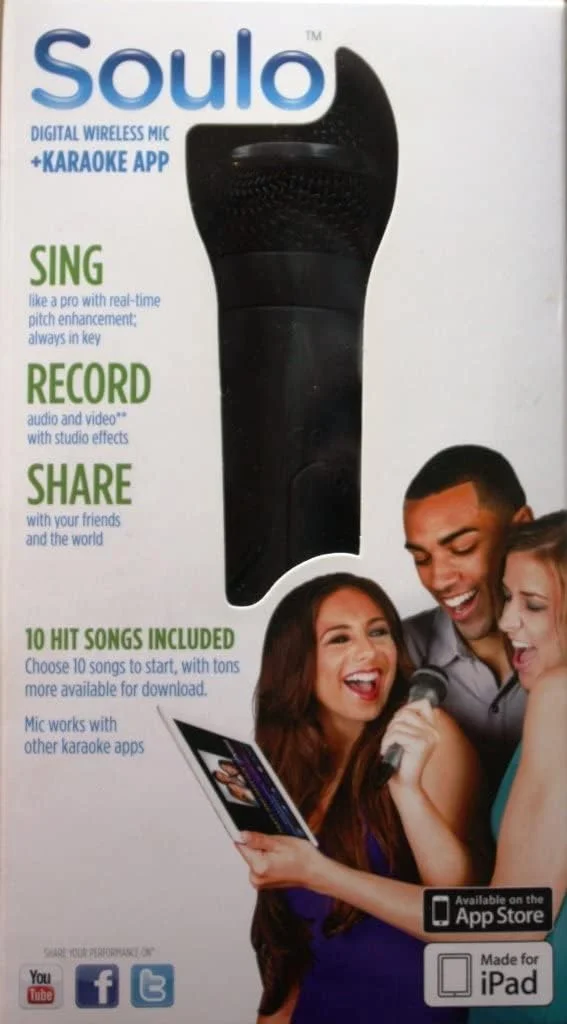 میکروفون کارائوکه Soulo AM71 برای آیفون، آیپد و آیپاد تاچ