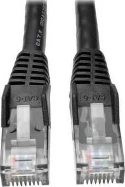 کابل شبکه 5 متری Cat6 UTP PVC با کانکتور RJ45 (مشکی) | GNPC-C6UBLK-5M