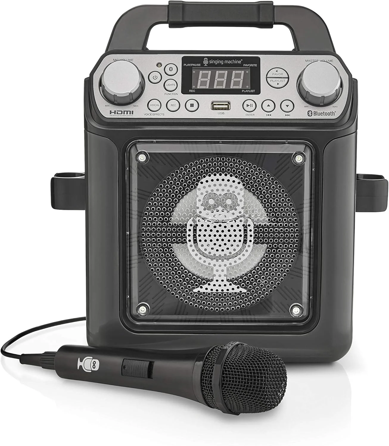 دستگاه کارائوکه کوچک Singing Machine SML652 HDMI Groove - مشکی دستگاه کارائوکه کوچک Singing Machine SML652 HDMI Groove - مشکی