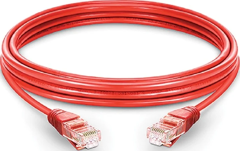 کابل شبکه Cat6 UTP PVC، طول 2 متر، قرمز | GNPC-C6URED-2