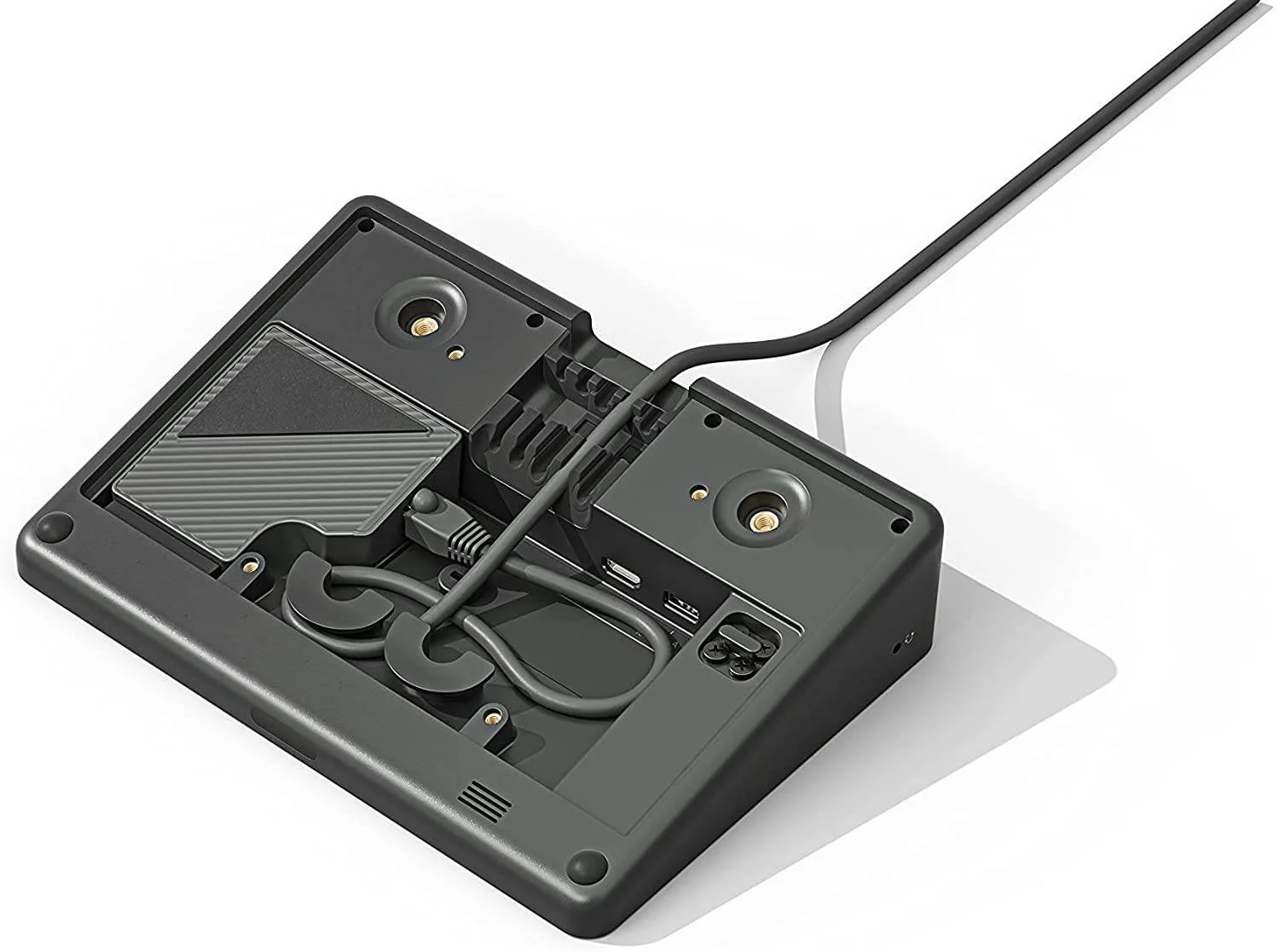 کیت لوازم جانبی کنفرانس ویدیویی Cat5e لاجیتک، پورت USB 2.0، سازگار با Logitech Tap، منبع تغذیه سوئیچینگ خودکار 100-240 ولت، خاکستری - سفید | 952-000019