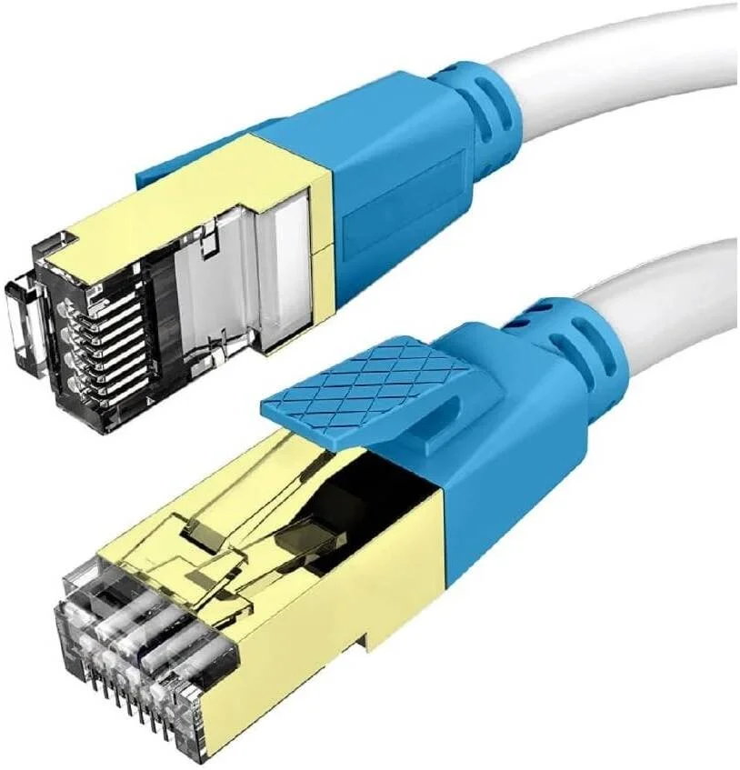 کابل شبکه Mowsil Cat7 به طول 2 متر، کابل تخت پرسرعت گیگابیتی 10Gbps، کابل اینترنت شیلددار RJ45، کابل پچ برای بازی، PS5 PS4 PS3 Xbox، لپ تاپ، مودم، روتر، 2 متر، خاکستری | MOFT02