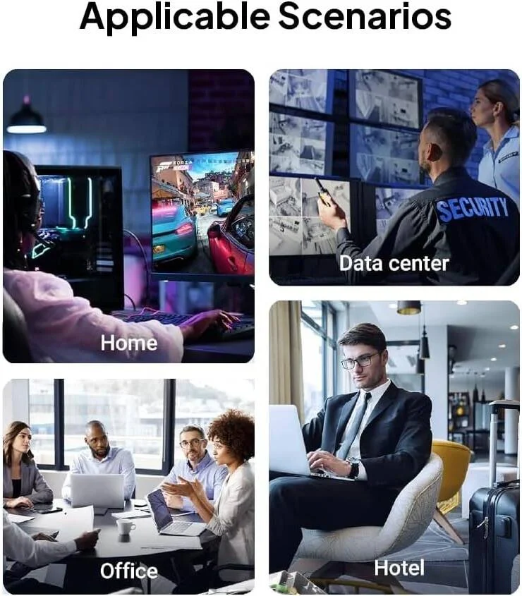 کابل شبکه Mowsil Cat7 به طول 2 متر، کابل تخت پرسرعت گیگابیتی 10Gbps، کابل اینترنت شیلددار RJ45، کابل پچ برای بازی، PS5 PS4 PS3 Xbox، لپ تاپ، مودم، روتر، 2 متر، خاکستری | MOFT02