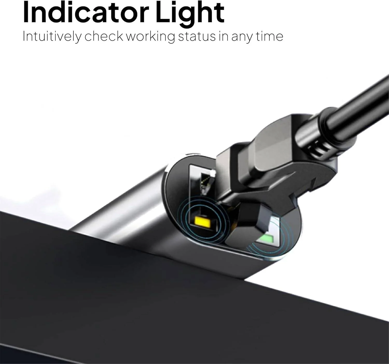 آداپتور USB C به اترنت MOWSIL، آداپتور شبکه سیمی گیگابیتی Type C به RJ45 Thunderbolt 3 LAN سازگار با MacBook، Surface Pro، iPad Pro، Switch، PS5، XPS15/13، Huawei P60، Galaxy Tabs | MOCLN