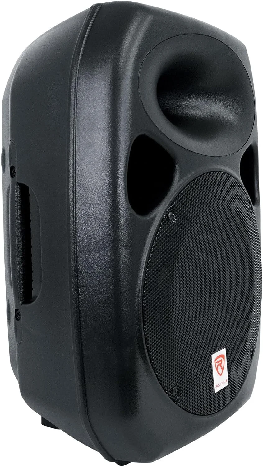 سیستم صوتی قابل حمل ۱۲ اینچی ۶۰۰ واتی Rockville RPG122K، میکسر ۳ کاناله بلوتوث، شامل میکروفون، پایه‌ها، کابل‌ها - ایده‌آل برای اجراهای زنده، دی‌جی‌ها، کارائوکه