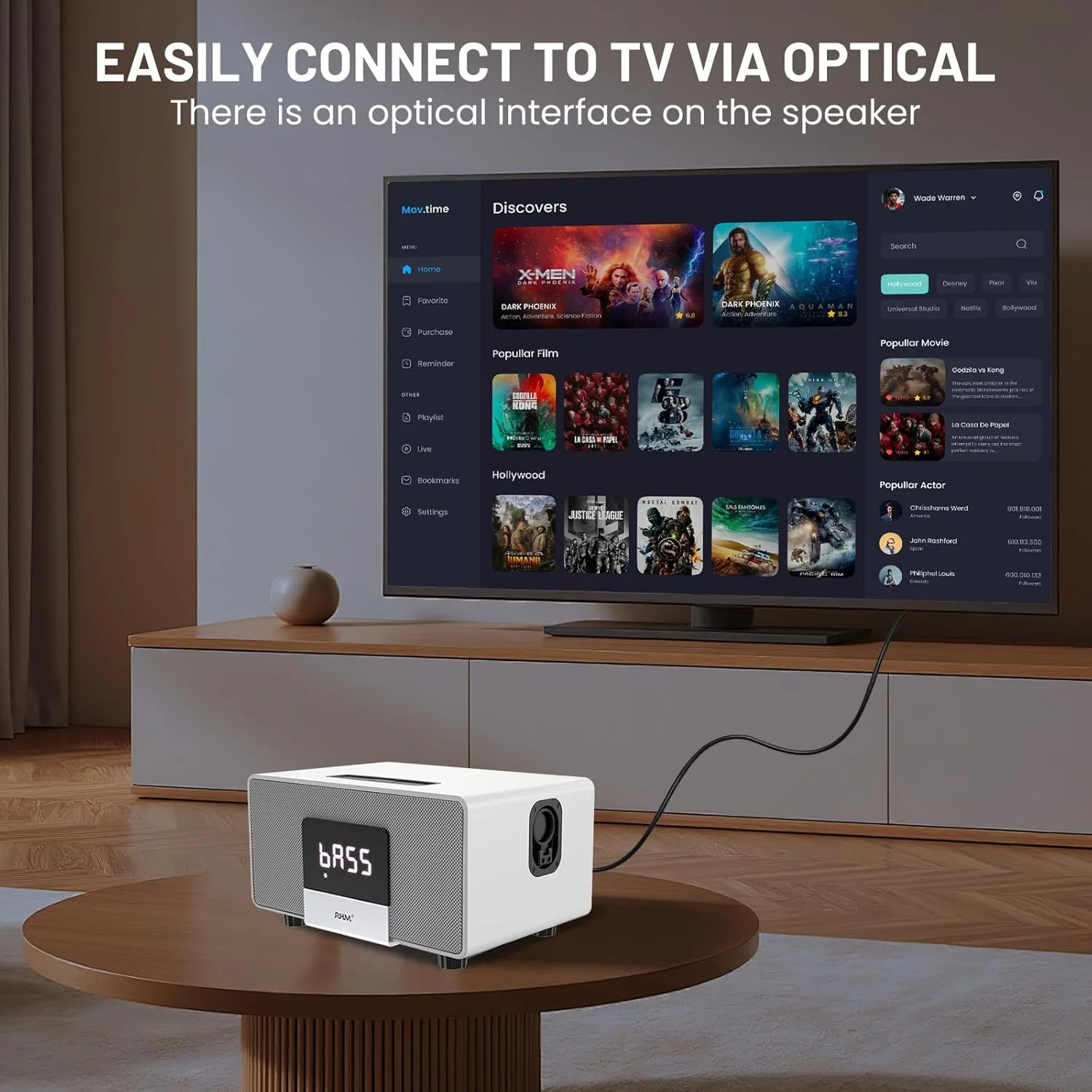 دستگاه کارائوکه RHM K222، اسپیکر بلوتوثی با 2 میکروفون بی سیم UHF، 5 حالت موسیقی، پشتیبانی از اپتیکال، بلوتوث، AUX، USB، PC، اسپیکر چوبی مهمانی برای تلویزیون، مهمانی خانگی، کارائوکه، جلسه دستگاه کارائوکه RHM K222، اسپیکر بلوتوثی با 2 میکروفون بی سیم UHF، 5 حالت موسیقی، پشتیبانی از اپتیکال، بلوتوث، AUX، USB، PC، اسپیکر چوبی مهمانی برای تلویزیون، مهمانی خانگی، کارائوکه، جلسه