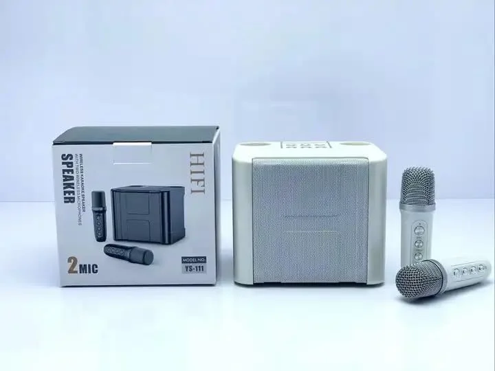 دستگاه کارائوکه REBENUO با 2 میکروفون بی سیم برای بزرگسالان و کودکان، سیستم PA بلندگوی بلوتوث قابل حمل، دستگاه آواز خواندن با اکو و حذف صدا، پشتیبانی از TF، AUX-in، برای مهمانی خانگی - سفید. YS-111 دستگاه کارائوکه REBENUO با 2 میکروفون بی سیم برای بزرگسالان و کودکان، سیستم PA بلندگوی بلوتوث قابل حمل، دستگاه آواز خواندن با اکو و حذف صدا، پشتیبانی از TF، AUX-in، برای مهمانی خانگی - سفید. YS-111