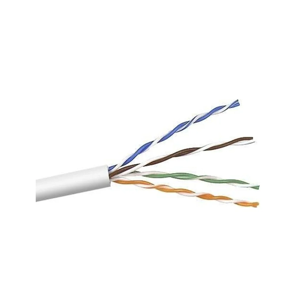 کابل شبکه CAT5 ریچمن نت‌کانکت، 4 زوج UTP، روکش خاکستری