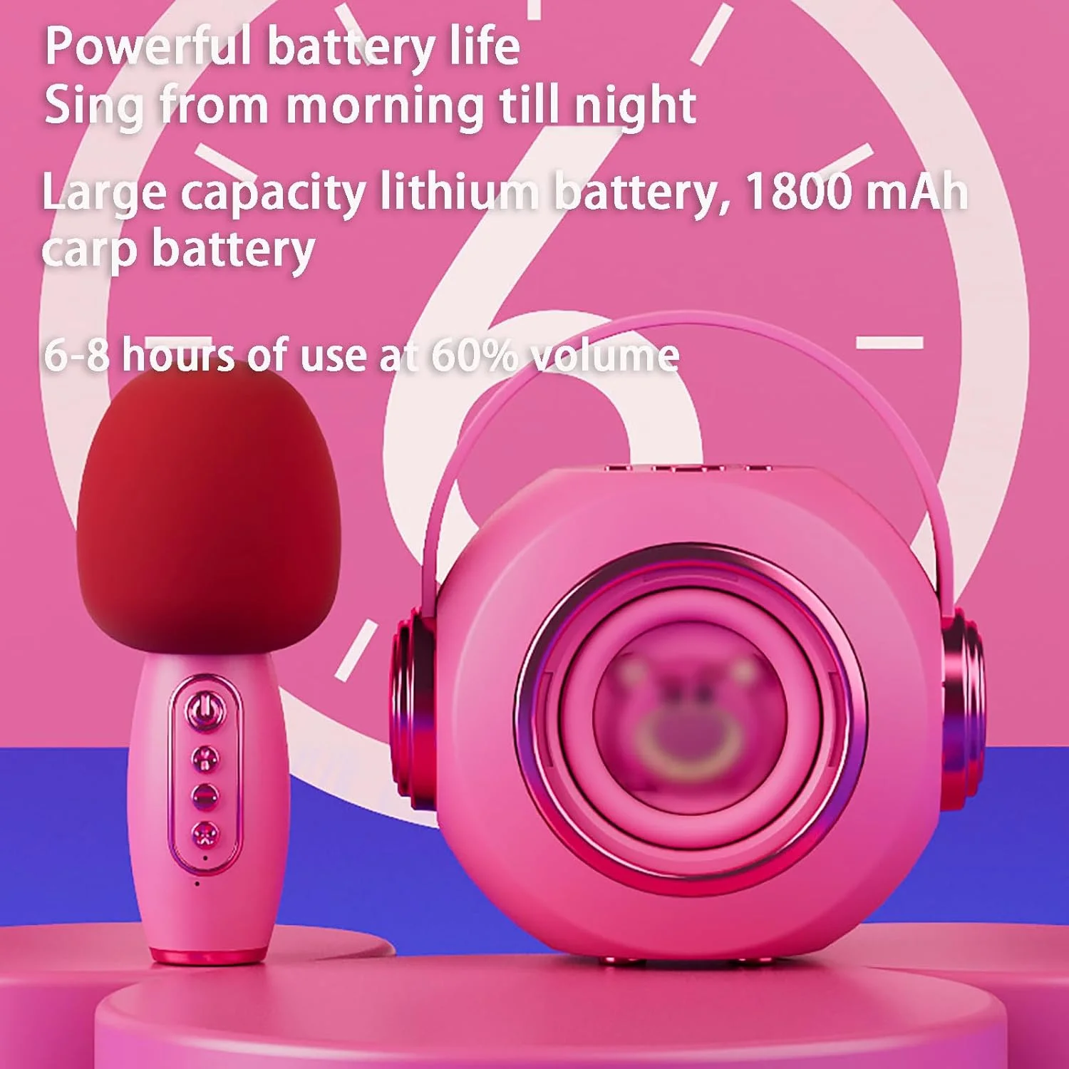 دستگاه صوتی هوشمند کارائوکه، میکروفون بلوتوثی بیسیم و یکپارچهسازی صوتی، جلوههای نورپردازی ریتمیک، جلوههای صوتی فراگیر با کیفیت بالا، بیصدا کردن با یک دکمه، جفت، C دستگاه صوتی هوشمند کارائوکه، میکروفون بلوتوثی بیسیم و یکپارچهسازی صوتی، جلوههای نورپردازی ریتمیک، جلوههای صوتی فراگیر با کیفیت بالا، بیصدا کردن با یک دکمه، جفت، C