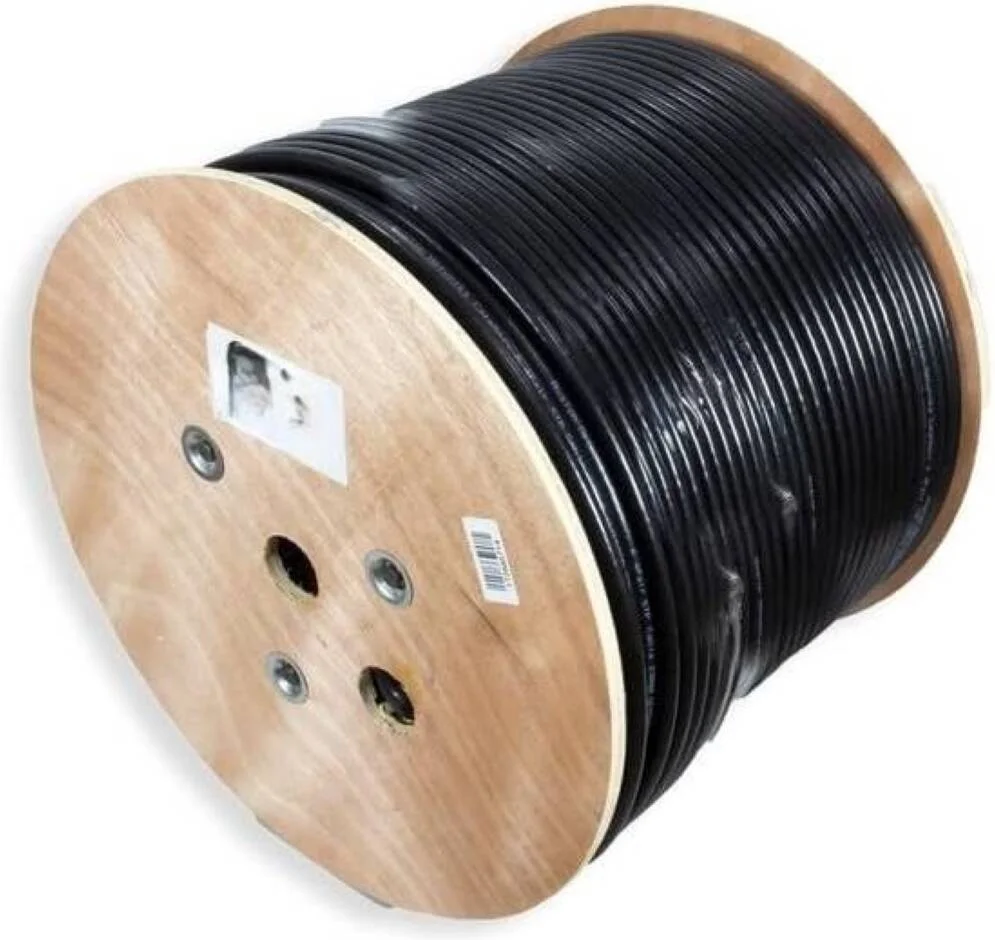 کابل شبکه CAT6 SFTP بیرونی با کیفیت عالی Taradhin، 23AWG، (1x10 حلقه)، 0.575mm، CCA، سرعت انتقال داده تا 10 گیگابیت بر ثانیه، روکش PVC تازه 4P، 305 متر، حلقه درام، مشکی | TC-OD23S (1 x 10 حلقه) کابل شبکه CAT6 SFTP بیرونی با کیفیت عالی Taradhin، 23AWG، (1x10 حلقه)، 0.575mm، CCA، سرعت انتقال داده تا 10 گیگابیت بر ثانیه، روکش PVC تازه 4P، 305 متر، حلقه درام، مشکی | TC-OD23S (1 x 10 حلقه)