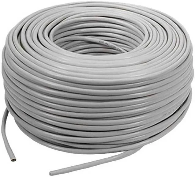 کابل شبکه CAT6 UTP تارادهین با کیفیت عالی، 23AWG، 0.58mm CCA، (1 x 10 رول)، سرعت انتقال داده تا 10 گیگابیت بر ثانیه، روکش PVC تازه 4P، رول جعبه 305 متری، خاکستری | TC-LC23U+ (1 x 10 رول)