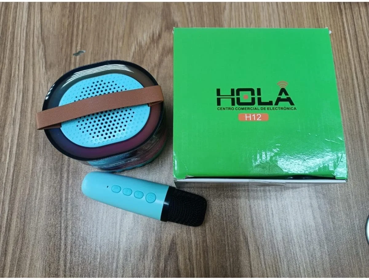 دستگاه کارائوکه کوچک برای کودکان و بزرگسالان، دستگاه کارائوکه قابل حمل با 1 میکروفون بی سیم و نورهای پویا، هدیه برای جشن تولد دختران و پسران، مهمانی خانگی، کریسمس، مسافرت، قابل شارژ، بلوتوث