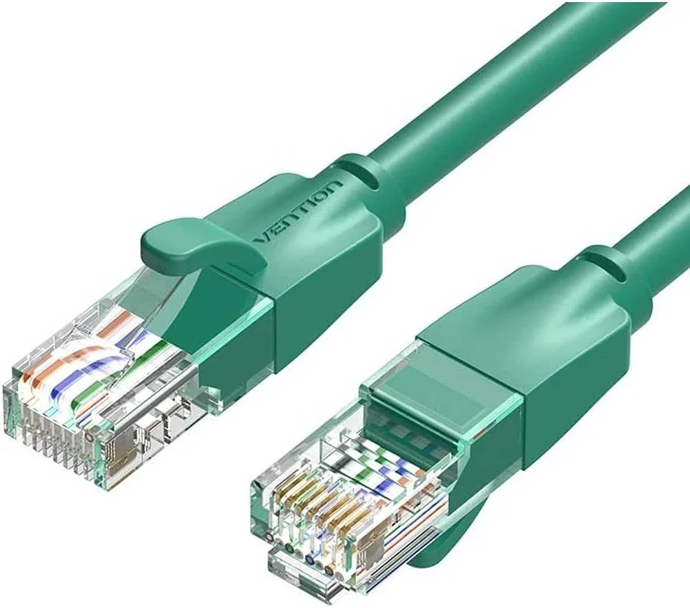 کابل شبکه Vention Cat6 UTP، سری IBE، روکش آلومینیوم مس، حداکثر سرعت 1000 مگابیت بر ثانیه، پهنای باند پایدار 250 مگاهرتز، روکش PVC، 0.1 متر، سبز | IBEGA-10 کابل شبکه Vention Cat6 UTP، سری IBE، روکش آلومینیوم مس، حداکثر سرعت 1000 مگابیت بر ثانیه، پهنای باند پایدار 250 مگاهرتز، روکش PVC، 0.1 متر، سبز | IBEGA-10