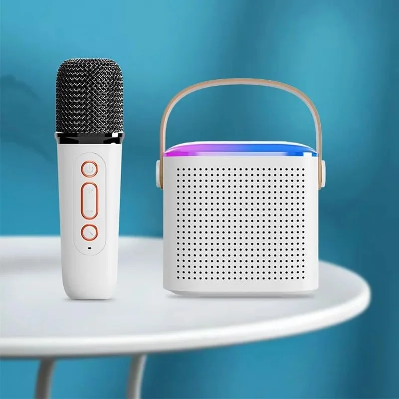 دستگاه کارائوکه قابل حمل با میکروفون بلوتوث: همراه کوچک آواز شما برای تمام سنین