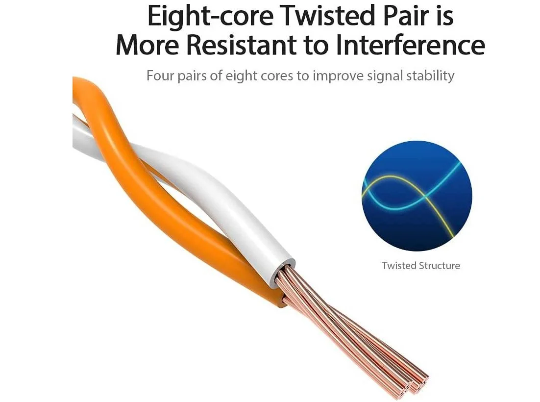 کابل پچ Cat 6 UTP گرد Vention، سرعت بالا 1000 مگابیت در ثانیه، مناسب برای لپ تاپ / پروژکتور / کامپیوتر، طول 0.5 متر، خاکستری | IBEHD