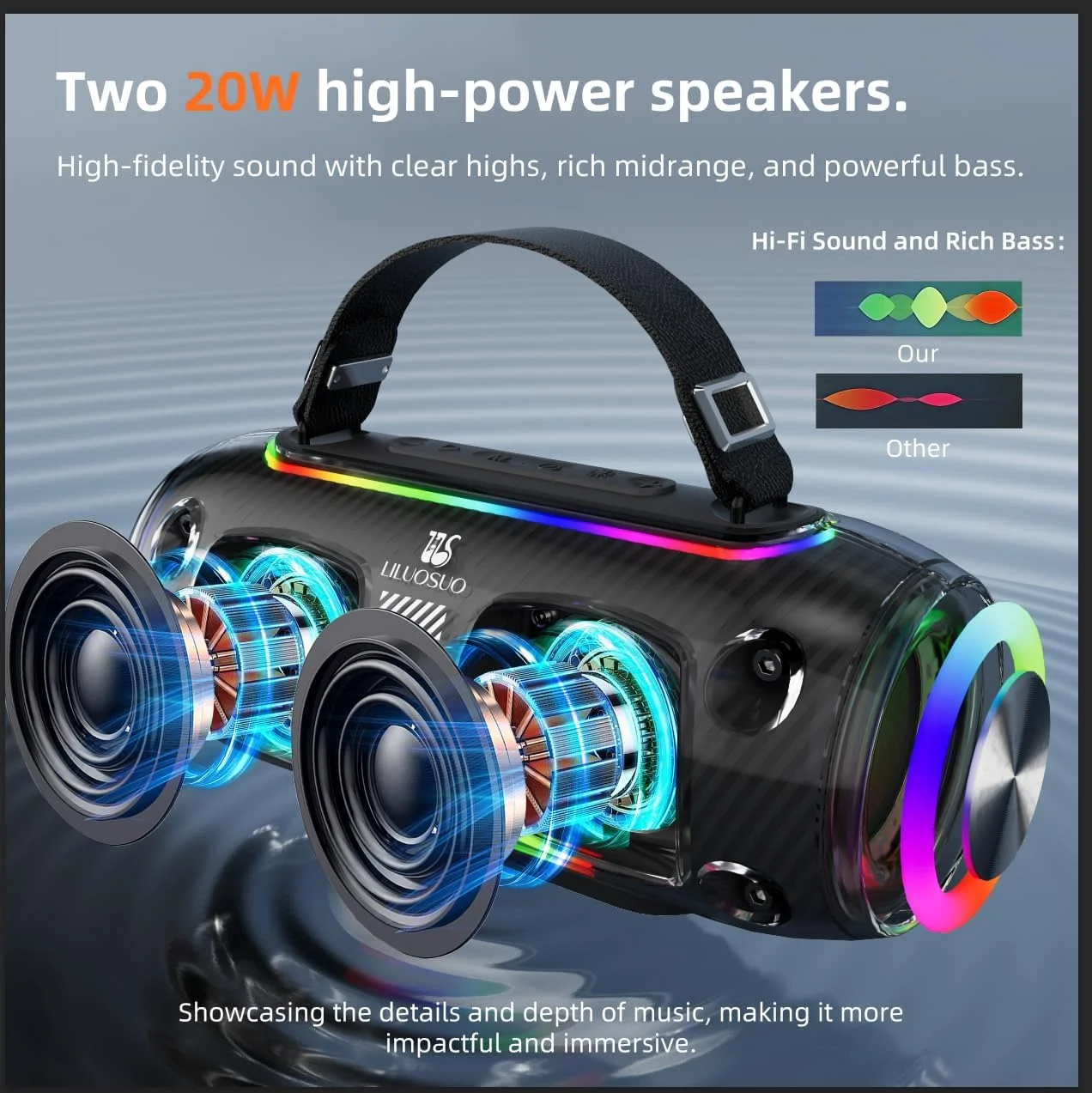 دستگاه کارائوکه، اسپیکر بلوتوث قابل حمل با 2 میکروفون بی سیم برای بزرگسالان و کودکان به همراه چراغ، میکروفون کارائوکه با سیستم PA پشتیبانی از USB/TF/AUX برای مهمانی خانگی، هدیه برای زنان مردان نوجوان دستگاه کارائوکه، اسپیکر بلوتوث قابل حمل با 2 میکروفون بی سیم برای بزرگسالان و کودکان به همراه چراغ، میکروفون کارائوکه با سیستم PA پشتیبانی از USB/TF/AUX برای مهمانی خانگی، هدیه برای زنان مردان نوجوان