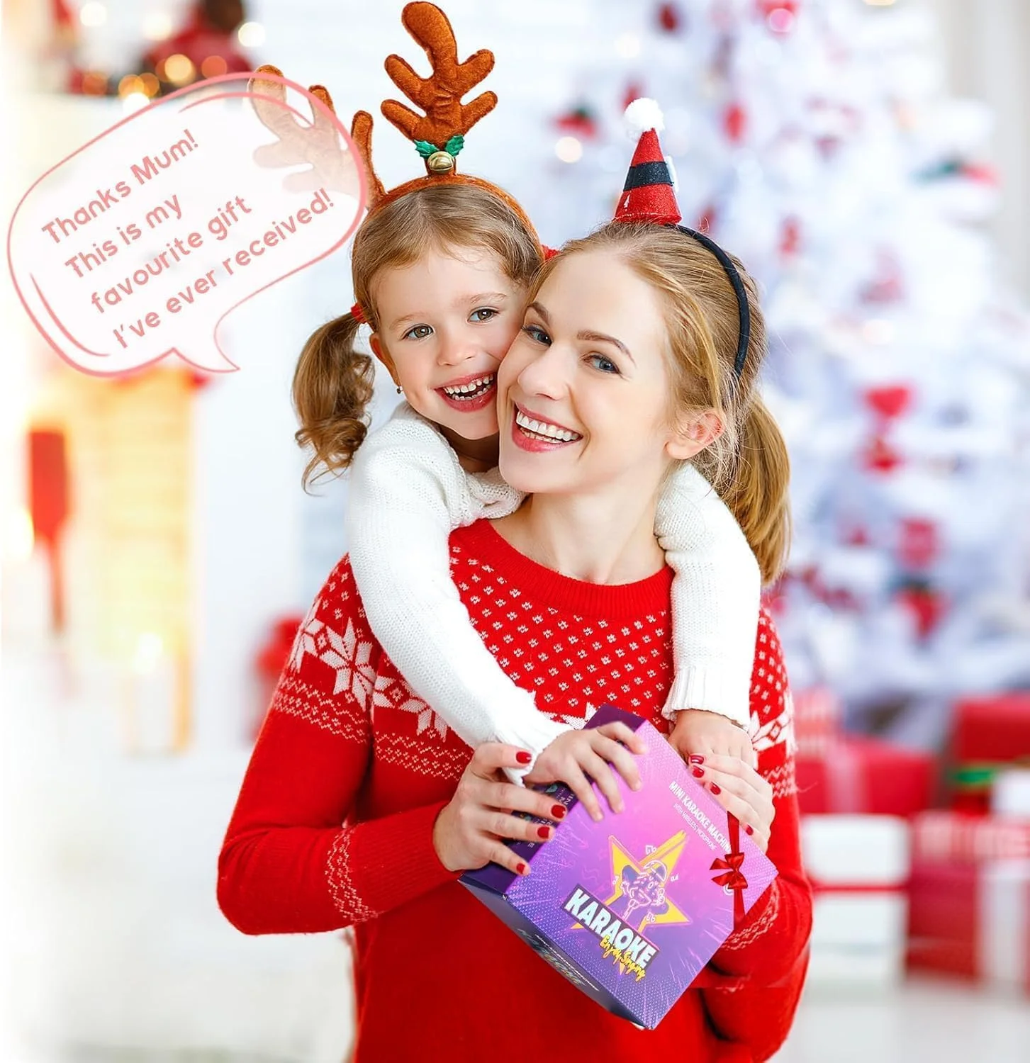 دستگاه کارائوکه مینی جدید برای کودکان و بزرگسالان، اسپیکر بلوتوث قابل حمل با 2 میکروفون بی سیم، هدیه تولد اسباب بازی برای دختران 4، 5، 6، 7، 8، 9، 10، 11، 12+ ساله، نوجوانان دستگاه کارائوکه مینی جدید برای کودکان و بزرگسالان، اسپیکر بلوتوث قابل حمل با 2 میکروفون بی سیم، هدیه تولد اسباب بازی برای دختران 4، 5، 6، 7، 8، 9، 10، 11، 12+ ساله، نوجوانان