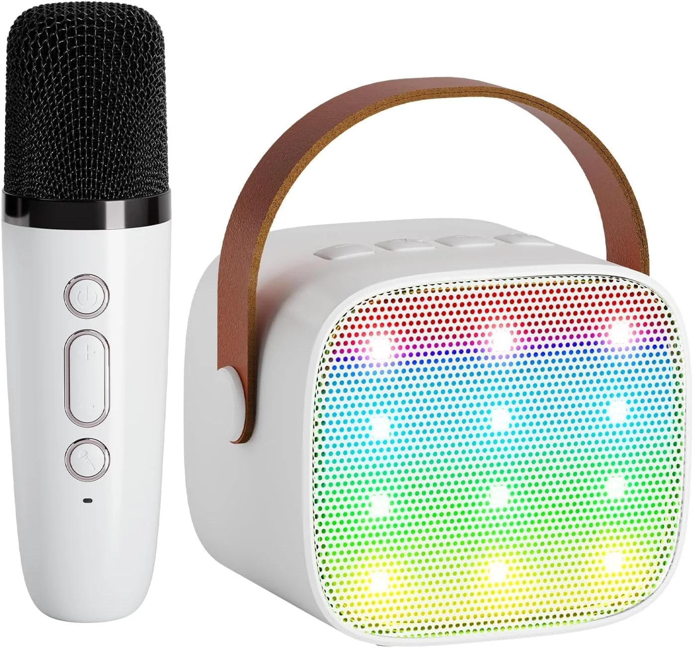دستگاه کارائوکه جدید برای کودکان، بلندگوی بلوتوث قابل حمل با میکروفون بی سیم برای کودکان، هدیه تولد اسباب بازی برای پسران 4، 5، 6، 7، 8، 9، 10+ ساله
