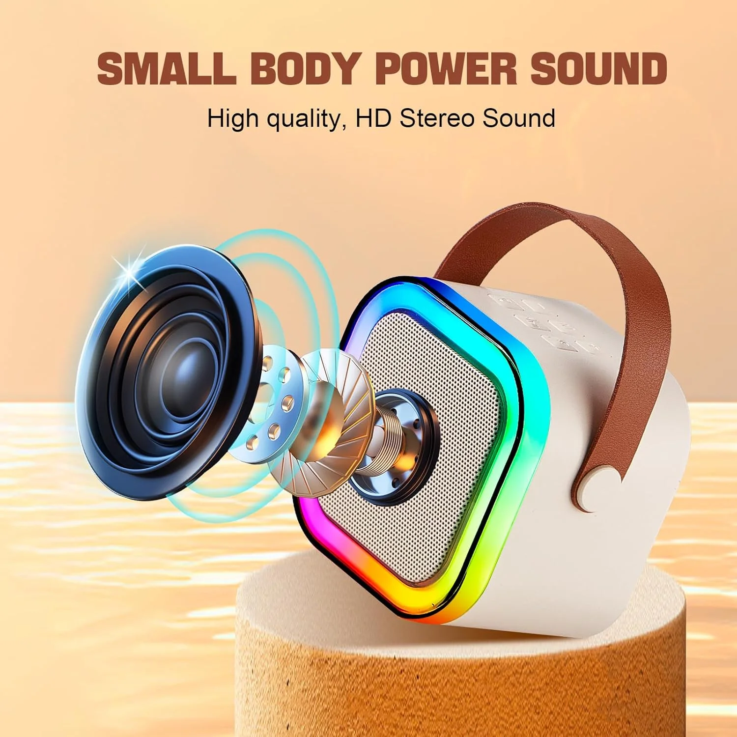 دستگاه کارائوکه کوچک برای کودکان و بزرگسالان، اسپیکر کارائوکه بلوتوث قابل حمل با 2 میکروفون بی سیم، چراغ های مهمانی، هدیه تولد و کریسمس برای دختران و پسران 4، 5، 6، 7، 8، 9، 10، 12+ اسباب بازی برای کودکان دستگاه کارائوکه کوچک برای کودکان و بزرگسالان، اسپیکر کارائوکه بلوتوث قابل حمل با 2 میکروفون بی سیم، چراغ های مهمانی، هدیه تولد و کریسمس برای دختران و پسران 4، 5، 6، 7، 8، 9، 10، 12+ اسباب بازی برای کودکان