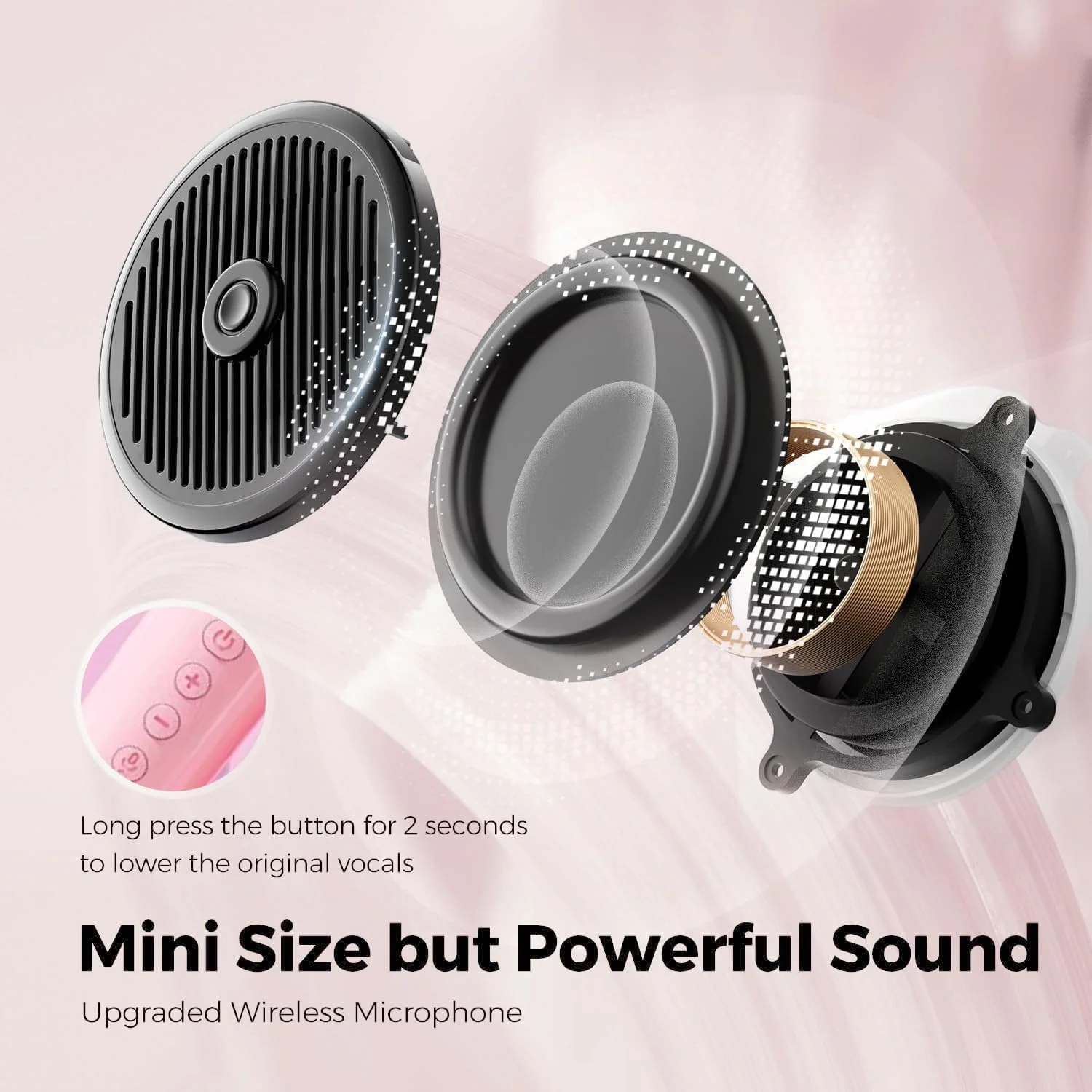 دستگاه کارائوکه برای کودکان و بزرگسالان، آواز خواندن با کیفیت بالا، اسپیکر بلوتوثی کوچک قابل حمل با میکروفون بی سیم، اسباب بازی، هدیه تولد برای دختران، پسران، مهمانی خانوادگی، نورهای رنگارنگ دستگاه کارائوکه برای کودکان و بزرگسالان، آواز خواندن با کیفیت بالا، اسپیکر بلوتوثی کوچک قابل حمل با میکروفون بی سیم، اسباب بازی، هدیه تولد برای دختران، پسران، مهمانی خانوادگی، نورهای رنگارنگ