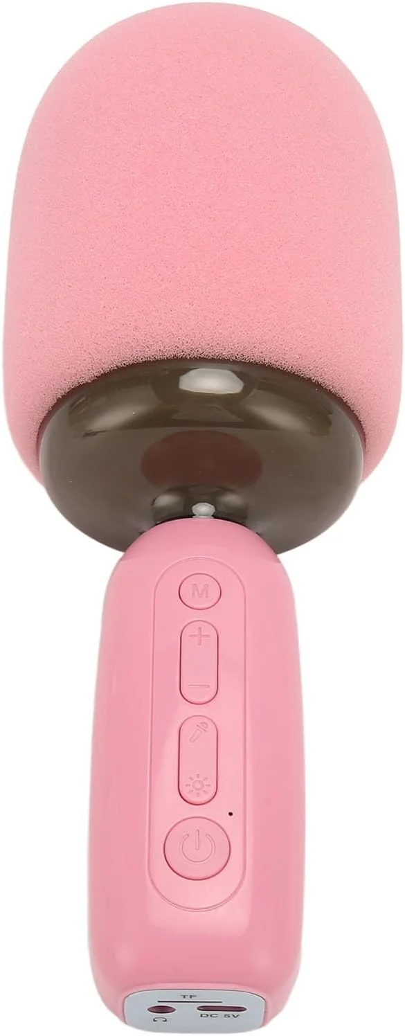 میکروفون کارائوکه با فرمان صوتی هوش مصنوعی - میکروفون آهنگ برای کامپیوتر و تلویزیون - میکروفون بی سیم برای جشنواره گروه کر دو نفره (#1)