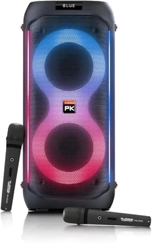 دستگاه کارائوکه پلاتینیوم DK-65 DUO PARTY JUKEBOX و اسپیکر کارائوکه داخلی با 2 میکروفون بی سیم، دارای کتابخانه آهنگ بزرگ شامل 20 هزار آهنگ انگلیسی و فیلیپینی OPM تاگالوگ...