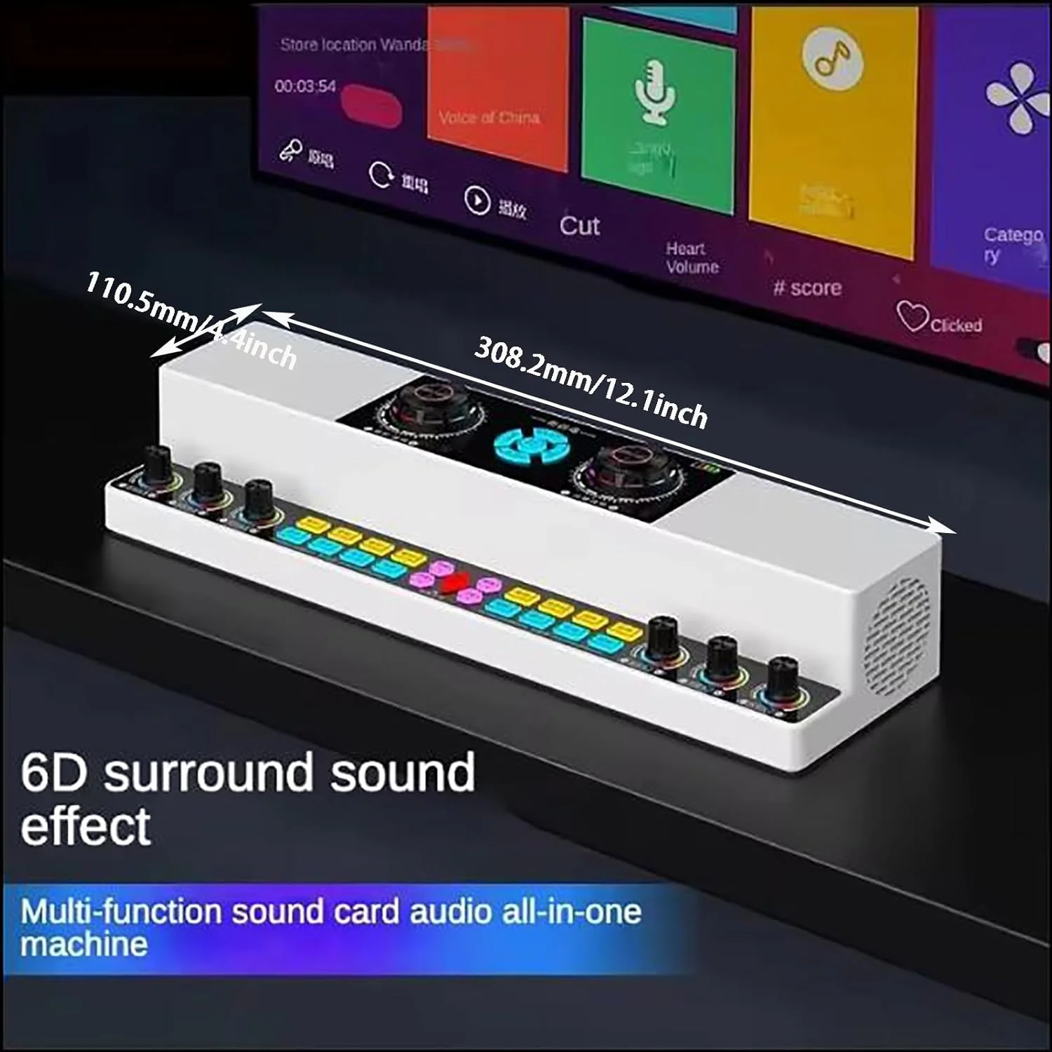 دستگاه صوتی دو بلندگوی داخلی، کارائوکه تلویزیون، پشتیبانی از حذف صدای خواننده با یک کلیک، تراشه حرفه ای داخلی، بل کانتو هوشمند، پشتیبانی از تنظیم همراهی، تنظیم تغییر صدا، B دستگاه صوتی دو بلندگوی داخلی، کارائوکه تلویزیون، پشتیبانی از حذف صدای خواننده با یک کلیک، تراشه حرفه ای داخلی، بل کانتو هوشمند، پشتیبانی از تنظیم همراهی، تنظیم تغییر صدا، B