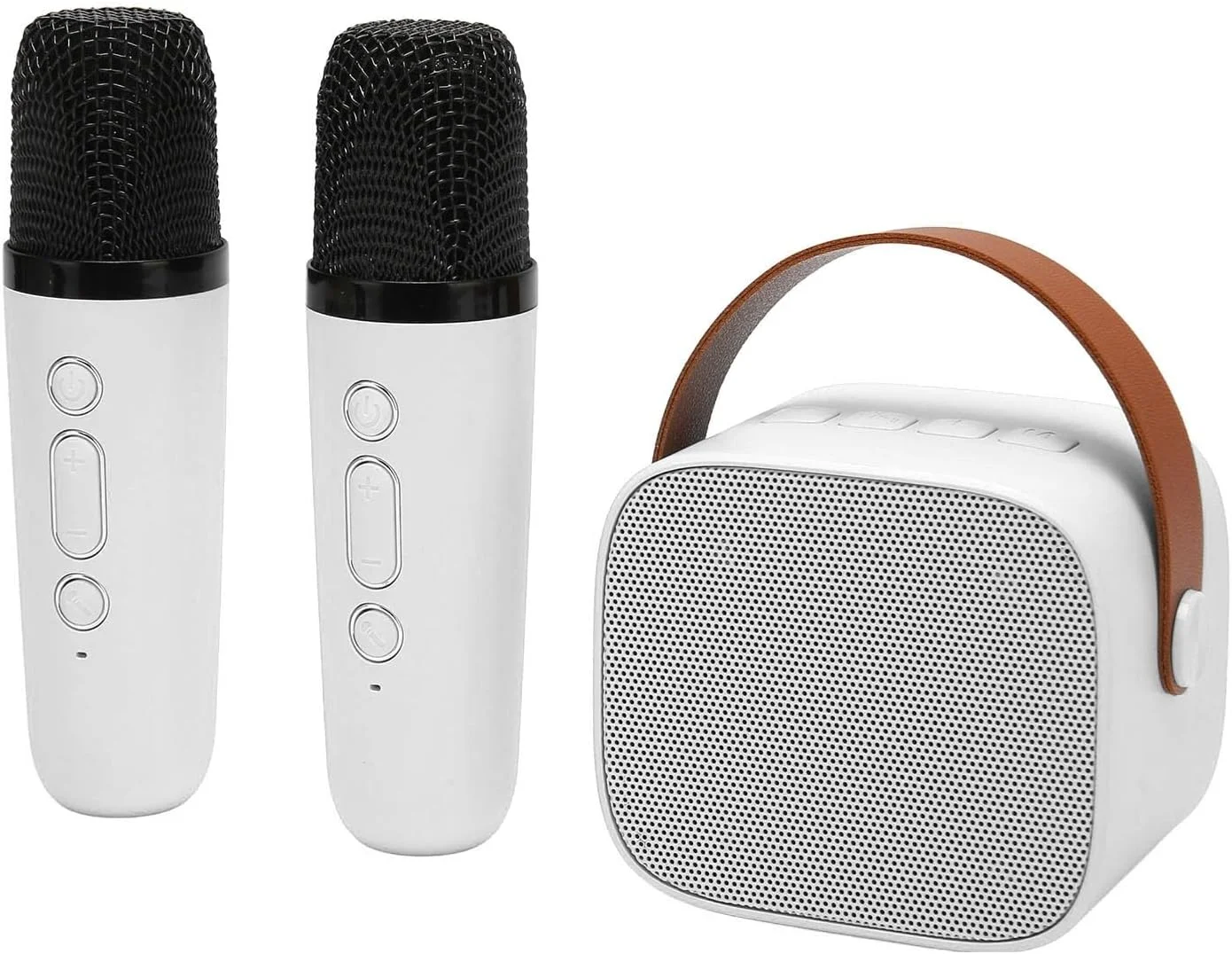 دستگاه کارائوکه چند منظوره با صدای پویا و پوشش گسترده برای کارائوکه مهمانی، الکترونیک پلاستیکی، دستگاه قابل حمل، KTV مهمانی خانگی (سفید)