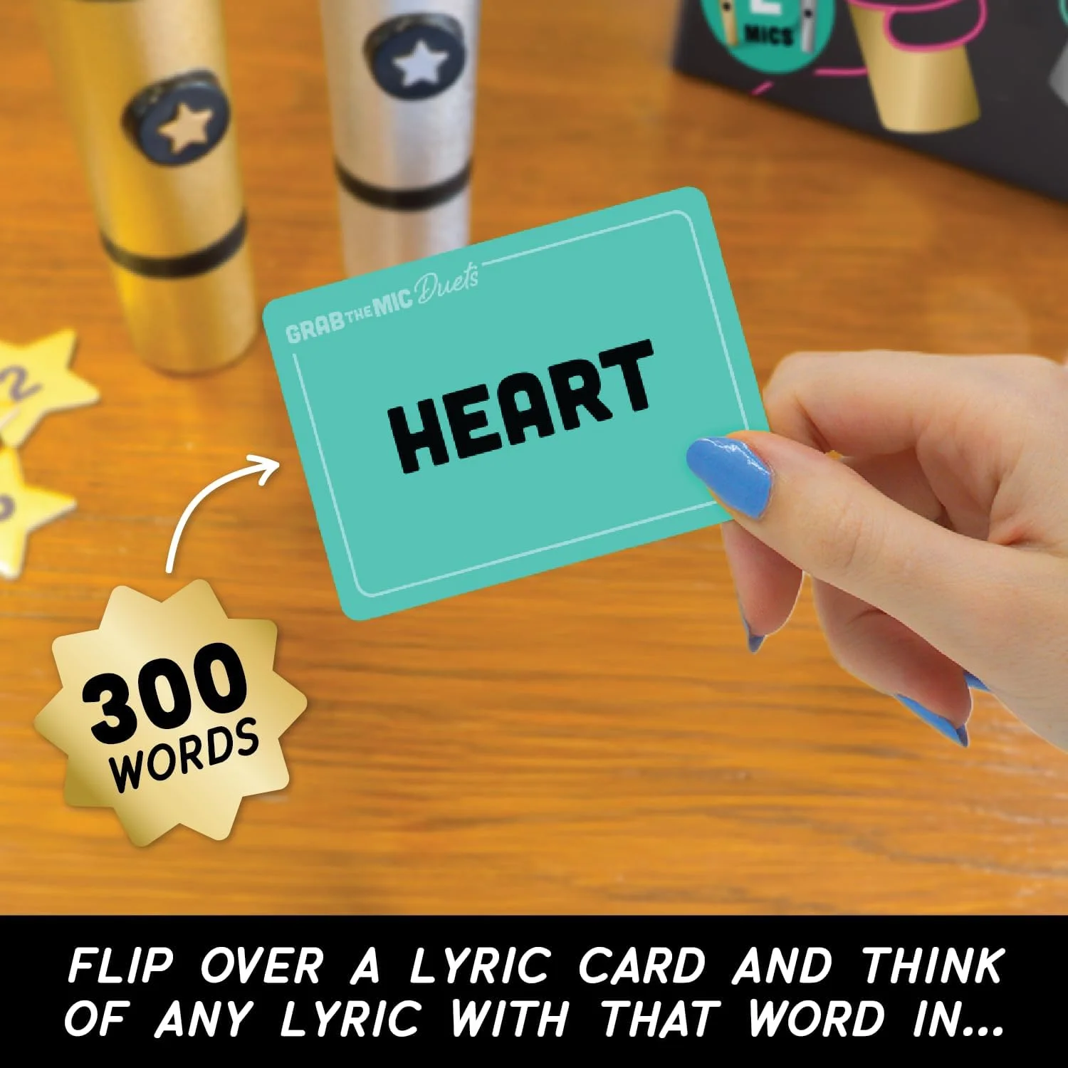 بازی رومیزی کارائوکه خانوادگی Lucky Egg Official Grab The Mic DUETS با 2 میکروفون، 2 خواننده، آواز خنده دار و هرج و مرج - بازی مهمانی برای بزرگسالان، خانواده ها و شب بازی (2-10 بازیکن، 150 کارت، 300 متن ترانه) بازی رومیزی کارائوکه خانوادگی Lucky Egg Official Grab The Mic DUETS با 2 میکروفون، 2 خواننده، آواز خنده دار و هرج و مرج - بازی مهمانی برای بزرگسالان، خانواده ها و شب بازی (2-10 بازیکن، 150 کارت، 300 متن ترانه)