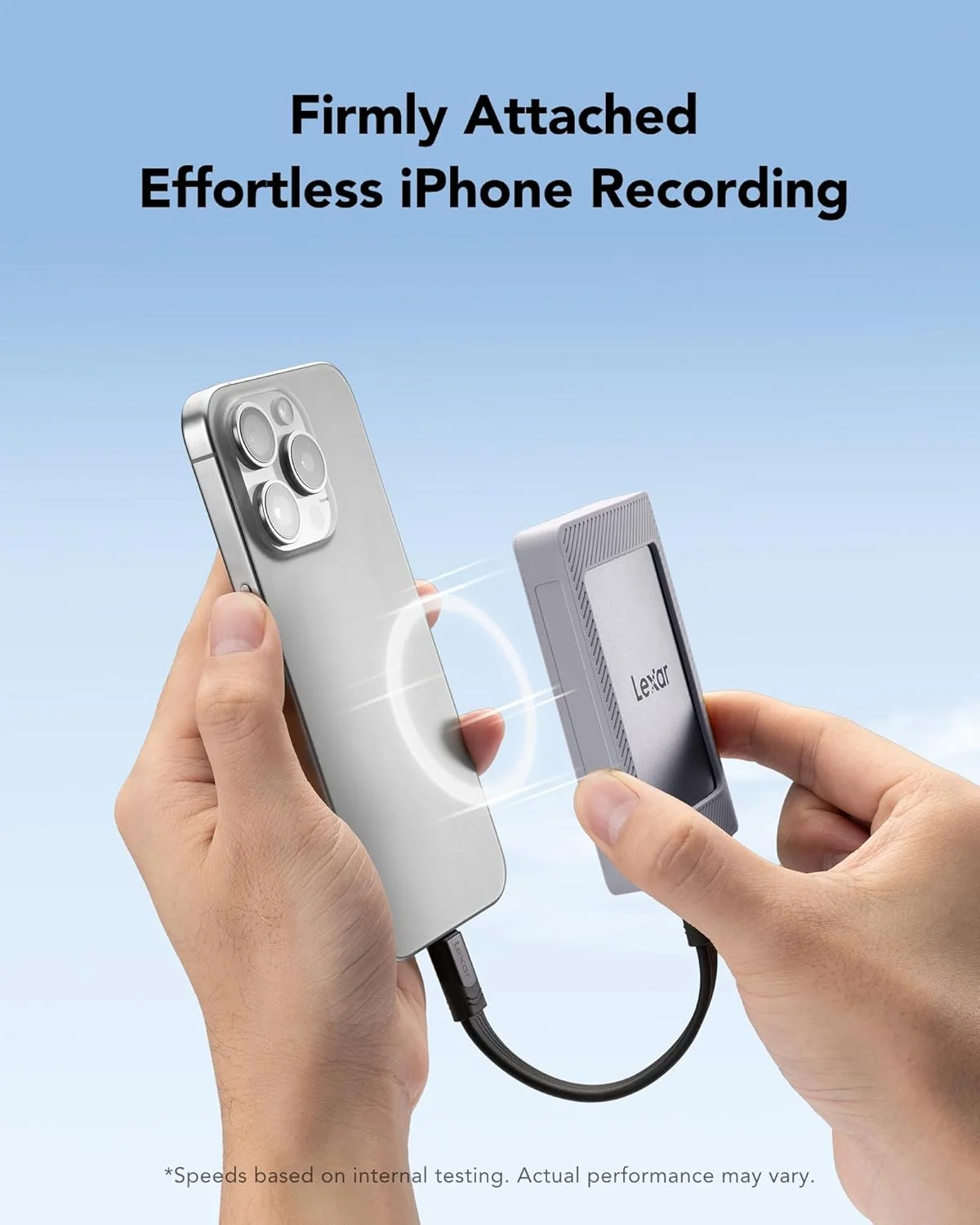 حافظه اس اس دی اکسترنال قابل حمل لکسار ES4 با آهنربا، ۱ ترابایت، USB 3.2 Gen 2 تا سرعت خواندن ۱۰۵۰ مگابایت بر ثانیه و سرعت نوشتن ۱۰۰۰ مگابایت بر ثانیه، سازگار با آیفون ۱۵/۱۶، کامپیوتر و مک حافظه اس اس دی اکسترنال قابل حمل لکسار ES4 با آهنربا، ۱ ترابایت، USB 3.2 Gen 2 تا سرعت خواندن ۱۰۵۰ مگابایت بر ثانیه و سرعت نوشتن ۱۰۰۰ مگابایت بر ثانیه، سازگار با آیفون ۱۵/۱۶، کامپیوتر و مک