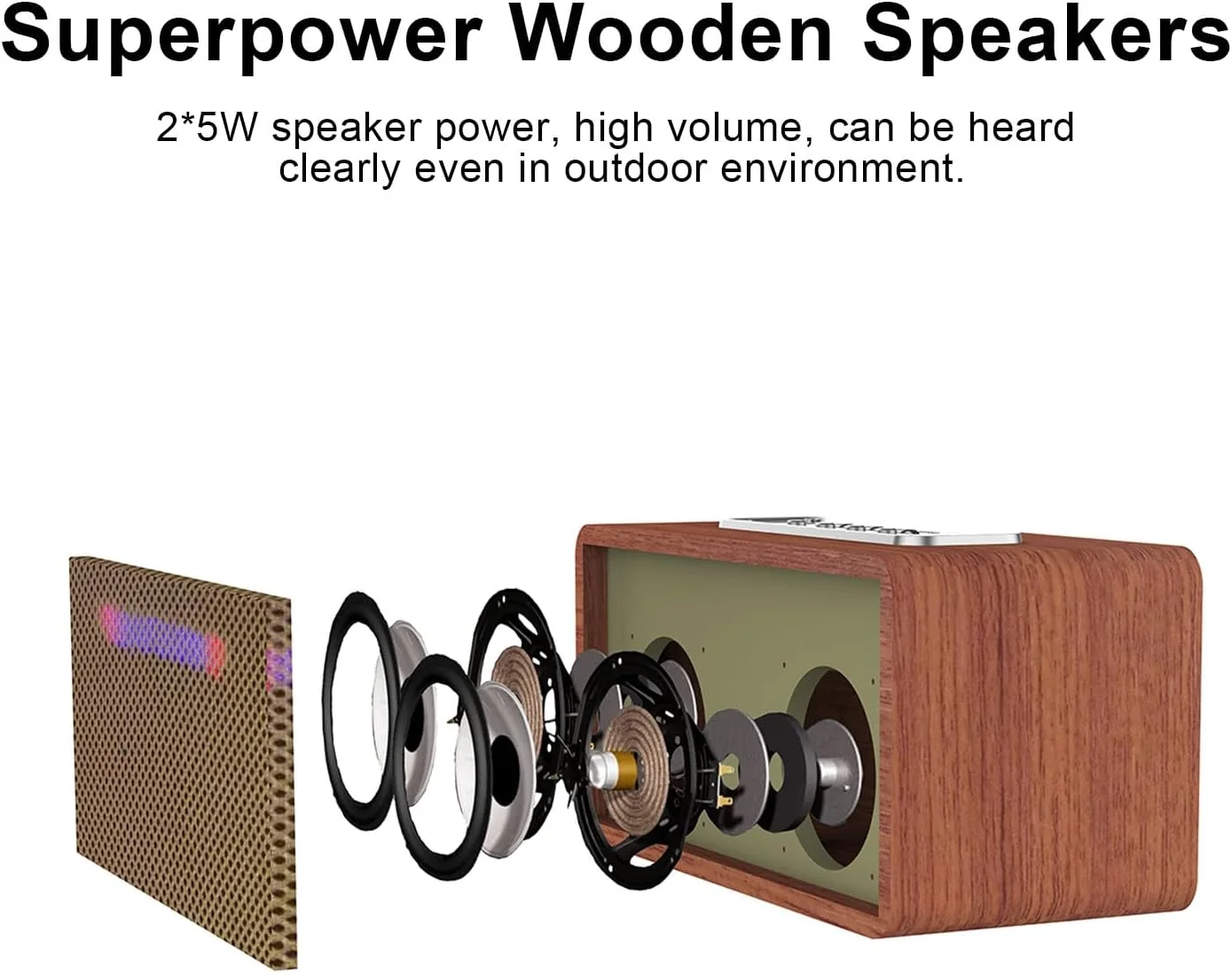 دستگاه کارائوکه قابل حمل Labymos برای بزرگسالان، بلندگوهای بی سیم BT 5W*2 با نور LED، پشتیبانی از پخش BT/USB با میکروفون بی سیم UHF دستگاه کارائوکه قابل حمل Labymos برای بزرگسالان، بلندگوهای بی سیم BT 5W*2 با نور LED، پشتیبانی از پخش BT/USB با میکروفون بی سیم UHF