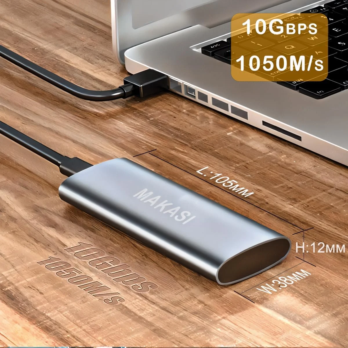 حافظه اس اس دی اکسترنال 512 گیگابایتی MAKASI تا 1050 مگابایت بر ثانیه، درایو حالت جامد قابل حمل با اس اس دی داخلی Solidigm، USB 3.2 Gen 2، فضای ذخیره سازی قابل اعتماد برای بازی، دانشجویان، متخصصان حافظه اس اس دی اکسترنال 512 گیگابایتی MAKASI تا 1050 مگابایت بر ثانیه، درایو حالت جامد قابل حمل با اس اس دی داخلی Solidigm، USB 3.2 Gen 2، فضای ذخیره سازی قابل اعتماد برای بازی، دانشجویان، متخصصان