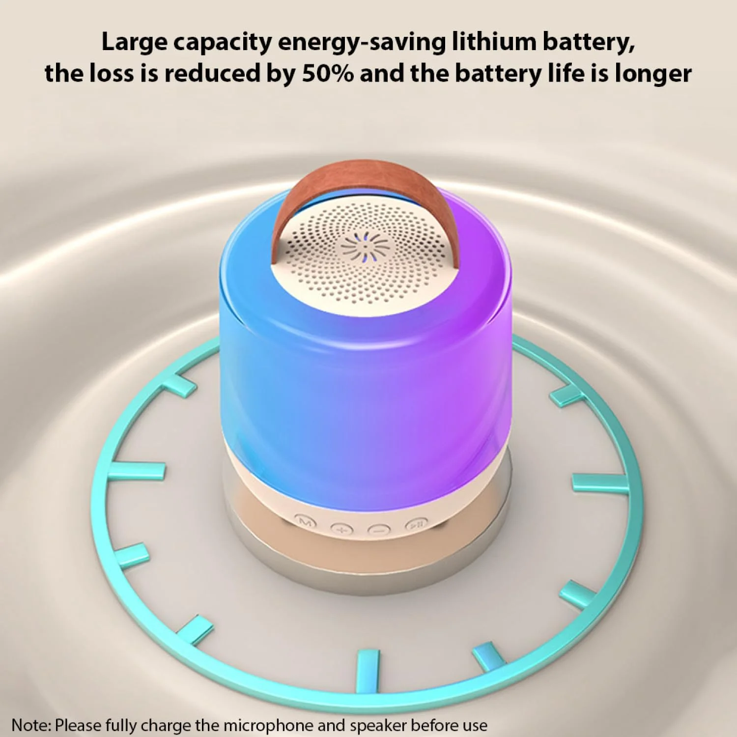 دستگاه کارائوکه Labymos، میکروفون بی سیم کوچک و مجموعه بلندگو با 2 میکروفون، مجموعه KTV خانگی، نور رنگی LED، میکروفون دستی، بلندگوی کارائوکه قابل حمل، مهمانی تولد، رومیزی، فضای باز دستگاه کارائوکه Labymos، میکروفون بی سیم کوچک و مجموعه بلندگو با 2 میکروفون، مجموعه KTV خانگی، نور رنگی LED، میکروفون دستی، بلندگوی کارائوکه قابل حمل، مهمانی تولد، رومیزی، فضای باز