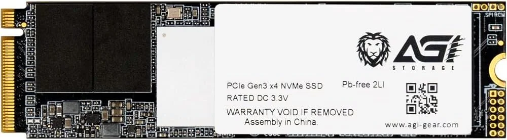 درایو حالت جامد داخلی AGI AI198 با ظرفیت 256 گیگابایت، فلش NAND سه بعدی TLC، M.2 2280، PCIe Gen 3x4، سرعت خواندن/نوشتن تا 1950/1200 مگابایت بر ثانیه - مشکی درایو حالت جامد داخلی AGI AI198 با ظرفیت 256 گیگابایت، فلش NAND سه بعدی TLC، M.2 2280، PCIe Gen 3x4، سرعت خواندن/نوشتن تا 1950/1200 مگابایت بر ثانیه - مشکی