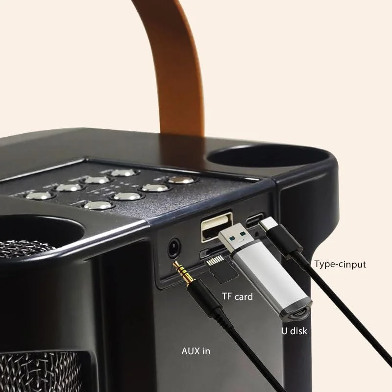 دستگاه کارائوکه با میکروفون، بلوتوث و میکروفون بی سیم برای بزرگسالان، دستگاه کارائوکه قابل حمل، دستگاه آواز خواندن با 3 میکروفون برای دختر، پسر، کودک، بزرگسال و مهمانی دستگاه کارائوکه با میکروفون، بلوتوث و میکروفون بی سیم برای بزرگسالان، دستگاه کارائوکه قابل حمل، دستگاه آواز خواندن با 3 میکروفون برای دختر، پسر، کودک، بزرگسال و مهمانی