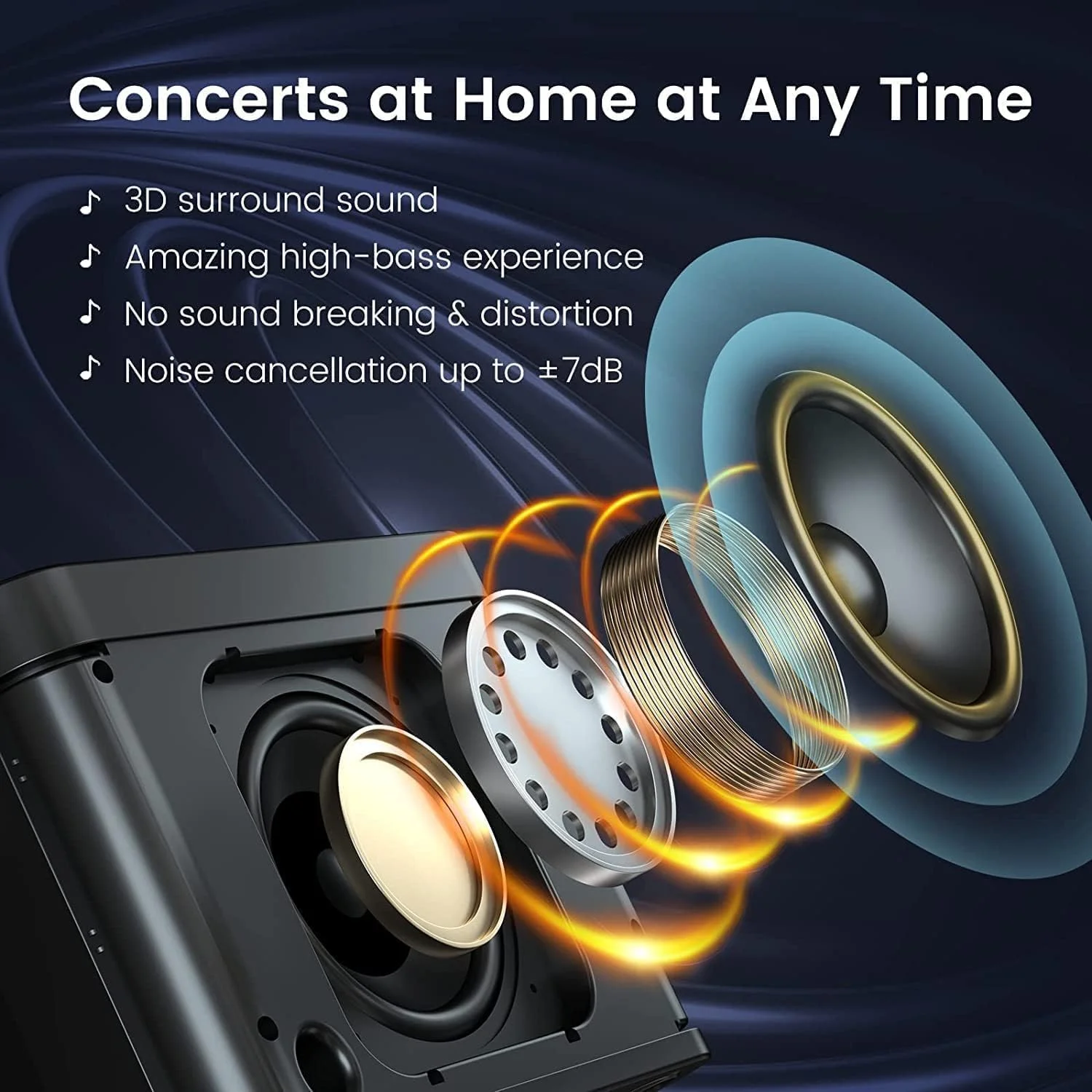 دستگاه کارائوکه با 2 میکروفون بی سیم برای کودکان/بزرگسالان، سیستم بلندگوی PA بلوتوث قابل حمل برای خانه، مهمانی، جلسه، چراغ های LED پویا، پشتیبانی از TF/USB/AUX (مشکی) دستگاه کارائوکه با 2 میکروفون بی سیم برای کودکان/بزرگسالان، سیستم بلندگوی PA بلوتوث قابل حمل برای خانه، مهمانی، جلسه، چراغ های LED پویا، پشتیبانی از TF/USB/AUX (مشکی)