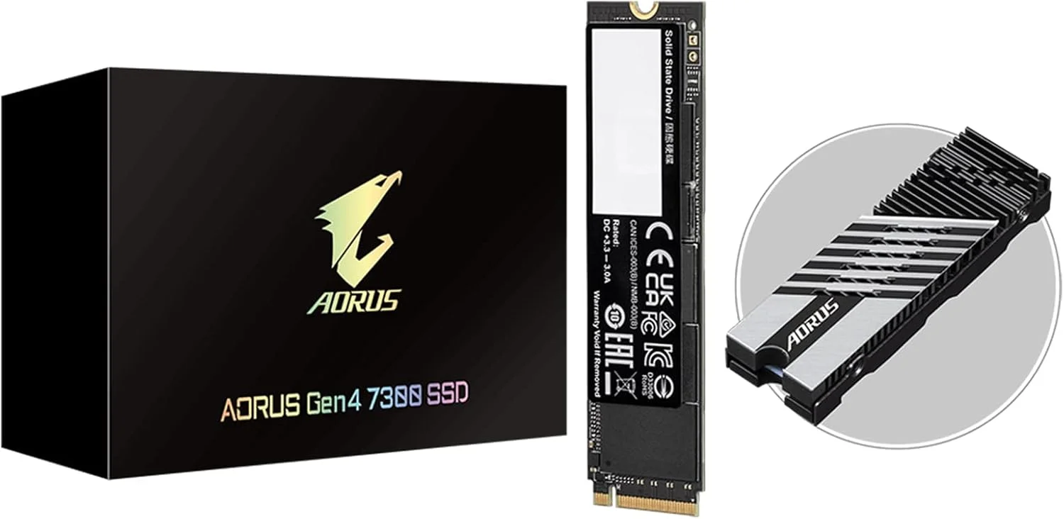 درایو حالت جامد داخلی گیگابایت AORUS Gen4 7300 SSD با ظرفیت 1 ترابایت، PCIe 4.0 NVMe M.2 با سرعت خواندن تا 7300 مگابایت بر ثانیه و سرعت نوشتن تا 6000 مگابایت بر ثانیه، مدل AG4731TB درایو حالت جامد داخلی گیگابایت AORUS Gen4 7300 SSD با ظرفیت 1 ترابایت، PCIe 4.0 NVMe M.2 با سرعت خواندن تا 7300 مگابایت بر ثانیه و سرعت نوشتن تا 6000 مگابایت بر ثانیه، مدل AG4731TB