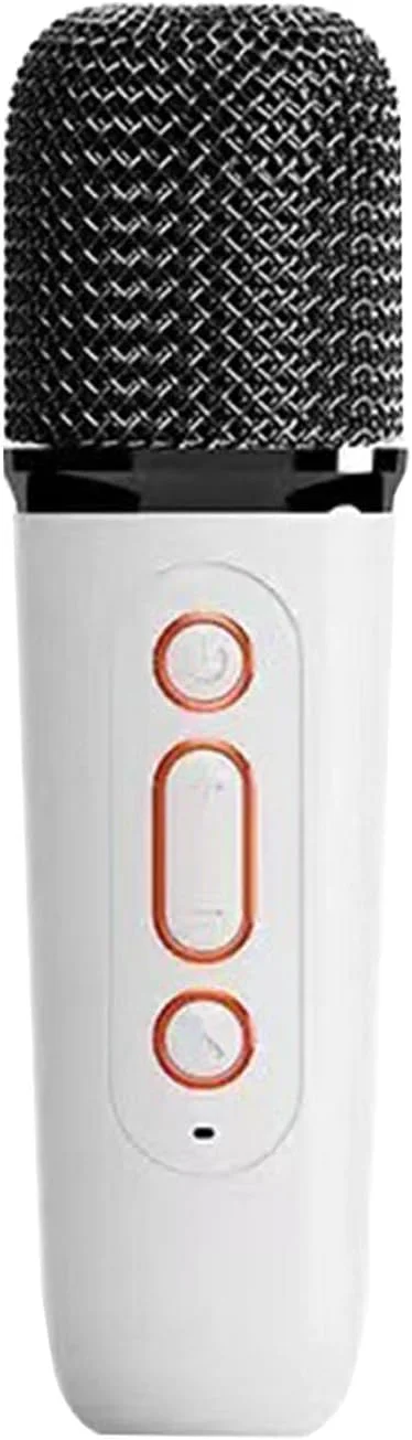 اسپیکر ماشین کارائوکه کوچک با میکروفون بی سیم، جلوه های نوری، سیستم قابل حمل با باتری برای مهمانی های خانگی (aqxreightmxn4seq0v5-13)