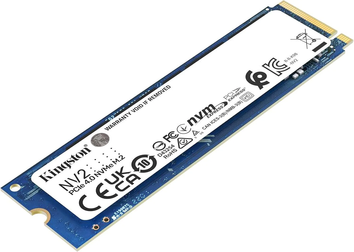 حافظه اس اس دی کینگستون NV2 NVMe PCIe 4.0 با ظرفیت 500 گیگابایت مدل M.2 2280 SNV2S/500G حافظه اس اس دی کینگستون NV2 NVMe PCIe 4.0 با ظرفیت 500 گیگابایت مدل M.2 2280 SNV2S/500G